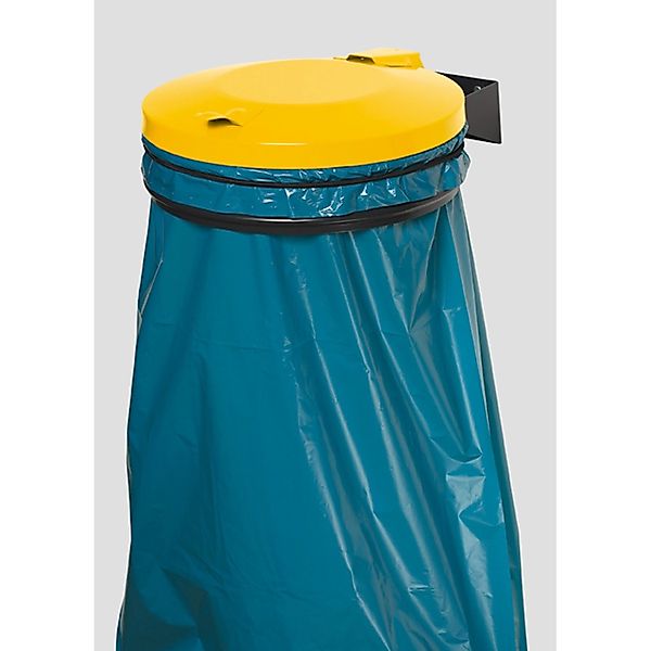 PROREGAL Wandhalterung Mit Großer Einwurföffnung Gelber Deckel 39,5 cm Durc günstig online kaufen