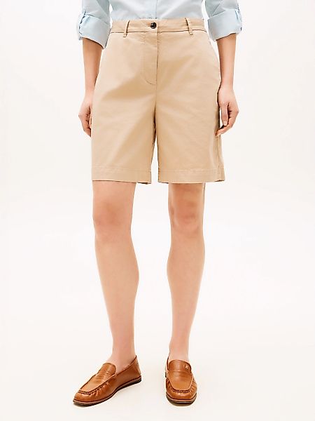 Tommy Hilfiger Chinoshorts "CO GMD BLEND CHINO SHORT" mit umgeschlagenem Be günstig online kaufen