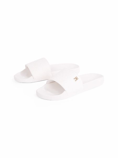 Tommy Hilfiger Pantolette "TH MONOGRAM POOLSIDE", Bequemschuh, Sommerschuh, günstig online kaufen