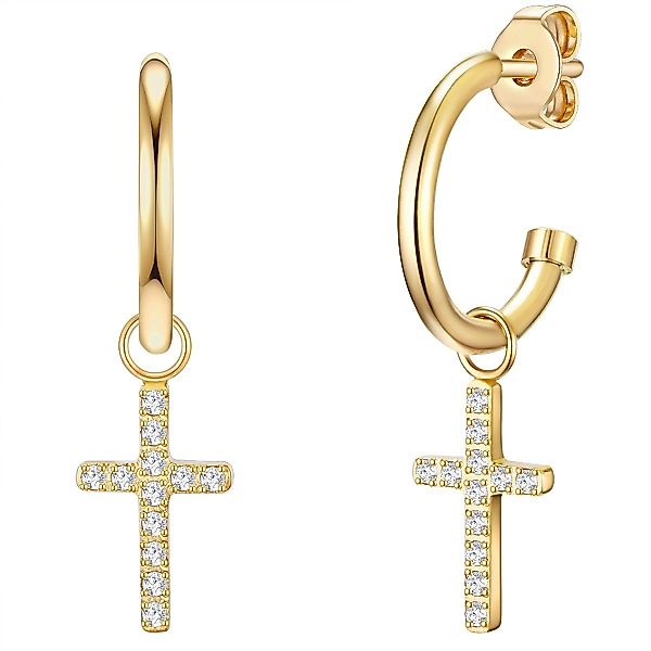 Eastside Paar Creolen Ohrschmuck aus Edelstahl, günstig online kaufen