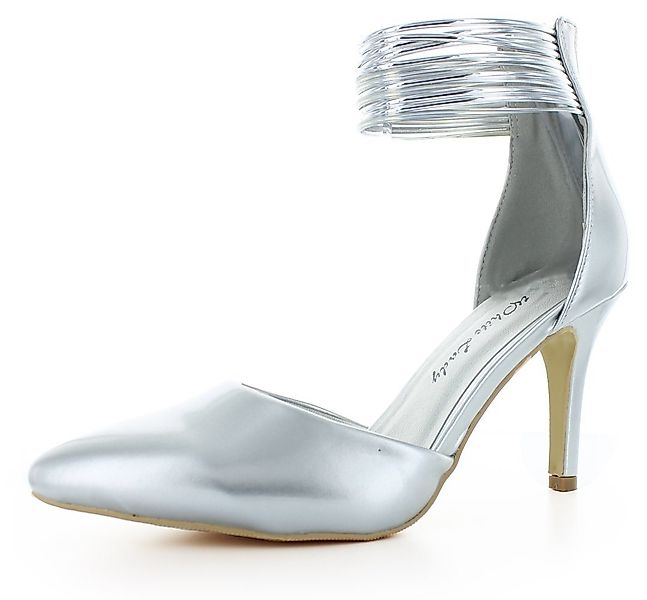 White Lady 825 Pumps aus Lackleder mit metallic Riemchen Slingpumps günstig online kaufen