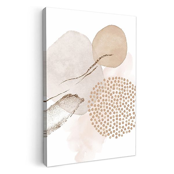 OneMillionCanvasses® Leinwandbild Aquarell - Beige - günstig online kaufen