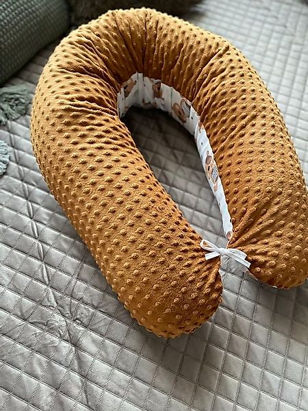 Loolay Stillkissen Waffelpique MINKY Seitenschläferkissen Schwangerschaftsk günstig online kaufen