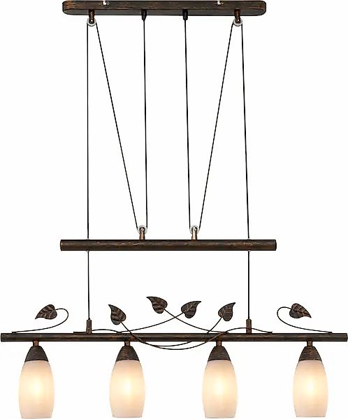 NOWA Hängeleuchte »VENEZIA« E14 1 Stk. Hängelampe Esszimmer-Leuchte Esstisc günstig online kaufen