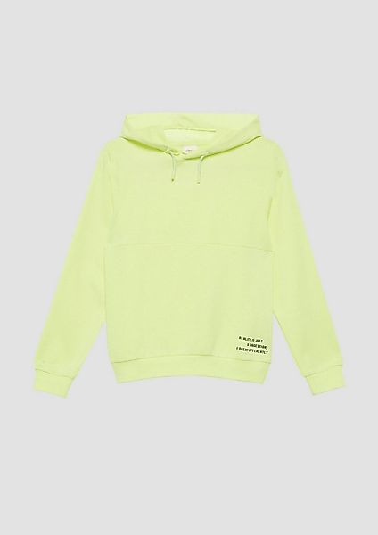 s.Oliver Sweatshirt Sweatshirt Kapuzen-Sweatshirt aus Baumwollmix mit Print günstig online kaufen
