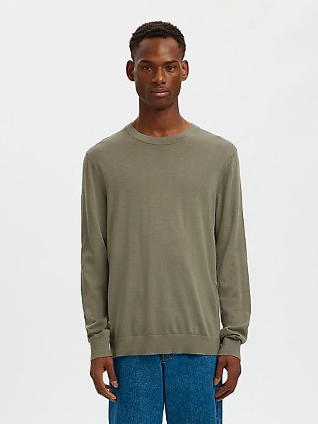 SELECTED Strickpullover "SLHTRAY LS KNIT MERINO CREW NECK NOOS" Wolle, regu günstig online kaufen