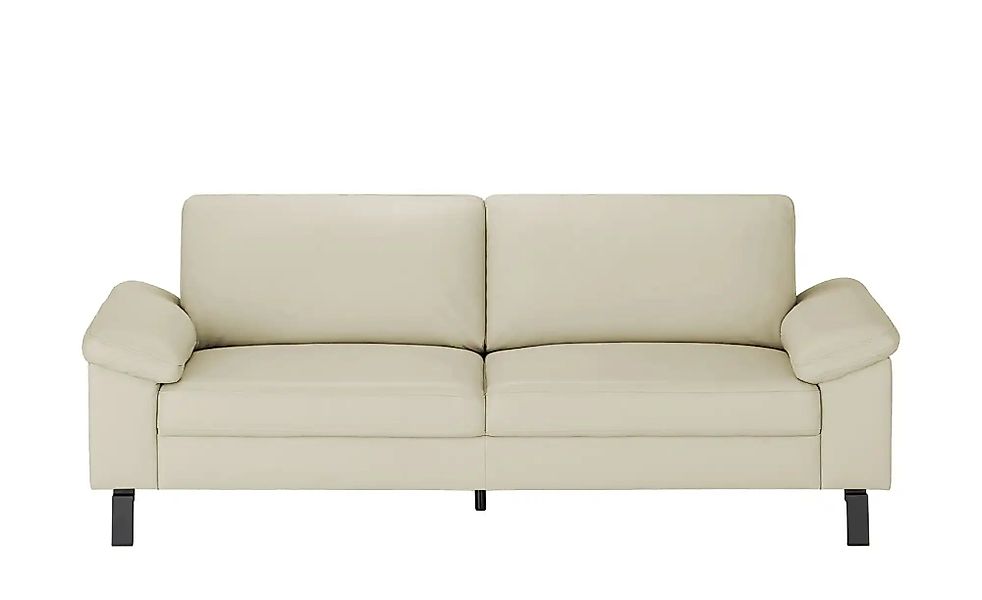Max Schelling Ledersofa mit Winkelfüßen Maximum ¦ beige ¦ Maße (cm): B: 224 günstig online kaufen