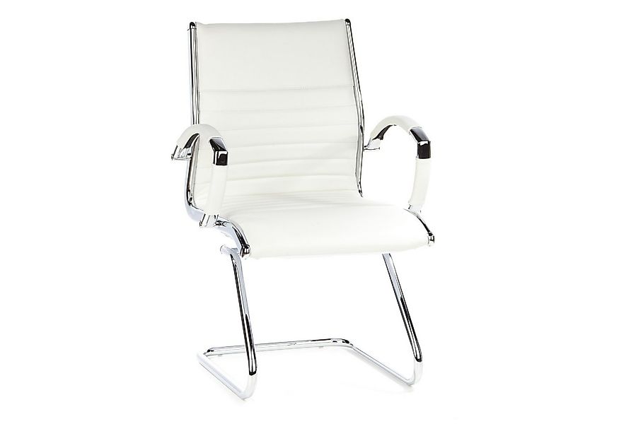 hjh OFFICE Freischwinger Freischwinger PARMA V Leder mit Armlehnen (1 St), günstig online kaufen