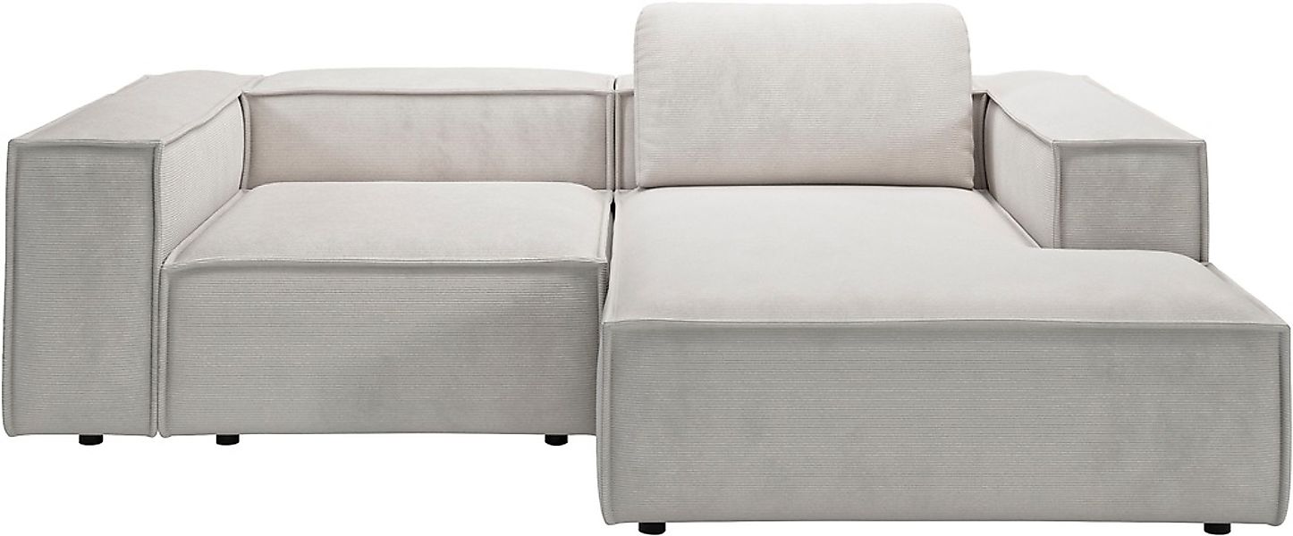 Places of Style Ecksofa "Watertown, kompakte L-Form, 246 cm breite für klei günstig online kaufen
