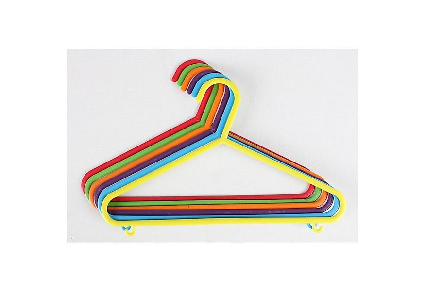 BURI Kleiderbügel Kinder Kleiderbügel 6er-Set bunt aus Kunststoff Kinderbüg günstig online kaufen