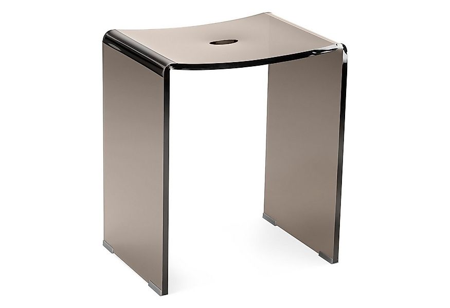 Navaris Fußhocker Duschhocker aus Acryl 43,5x37x28cm - Badhocker Badezimmer günstig online kaufen