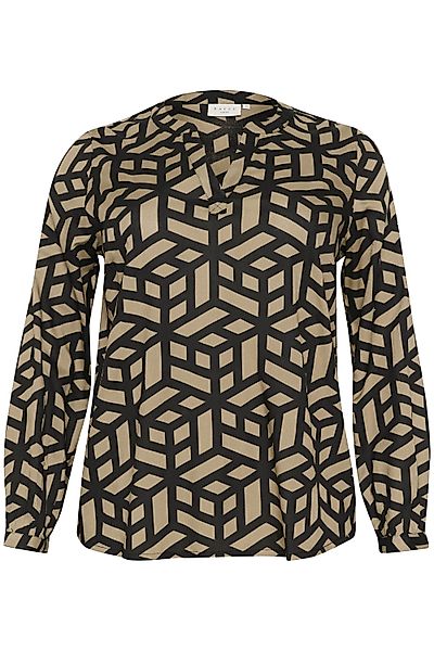 KAFFE Curve Langarmbluse Langarm-Bluse KCjalu Große günstig online kaufen