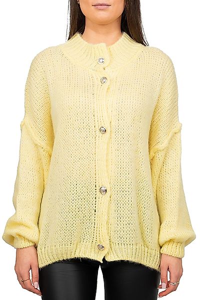 Reichstadt Strickjacke Strickpullover 25RSW068 mit Knöpfen günstig online kaufen