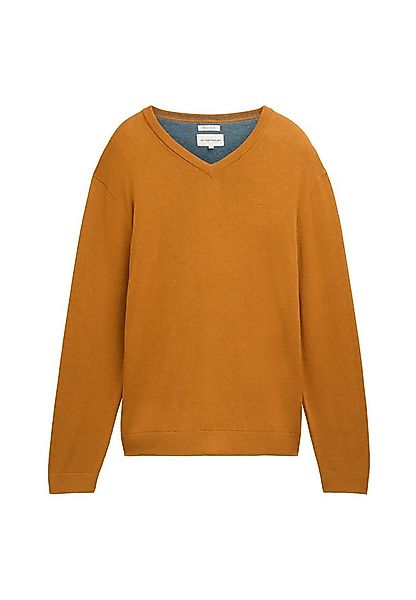 TOM TAILOR Strickpullover Pullover Strickpullover V-Neck (1-tlg) günstig online kaufen