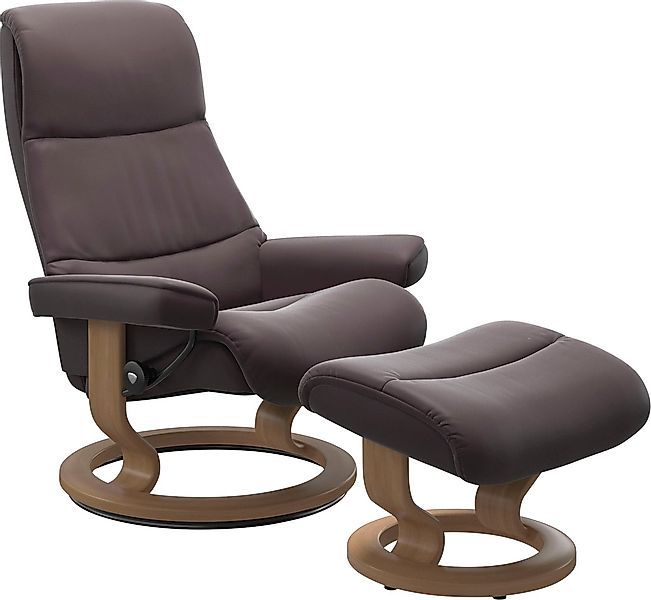 Stressless Relaxsessel "View", (Set, Relaxsessel mit Hocker), mit Classic B günstig online kaufen