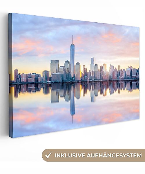 OneMillionCanvasses® Leinwandbild New York - Wasser günstig online kaufen