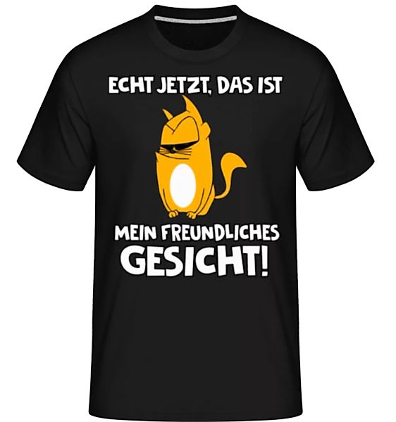 Katze Mein Freundliches Gesicht · Shirtinator Männer T-Shirt günstig online kaufen