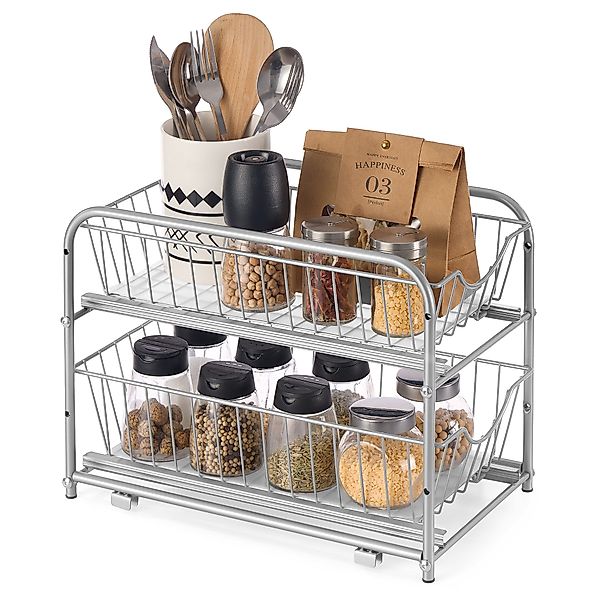 SONGMICS Gewürzregal Küchen-Organizer, 1-tlg., Küchenregal, Ordnungssystem, günstig online kaufen