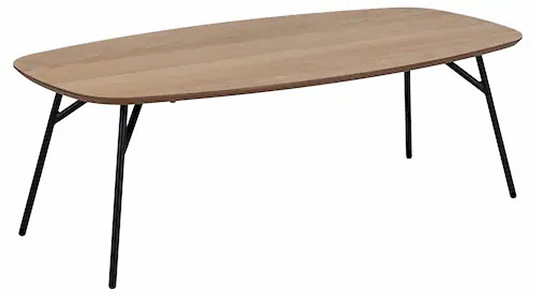 ACTONA GROUP Couchtisch »Caracas«, mit Eiche Furnier, geölt, Gestell aus St günstig online kaufen