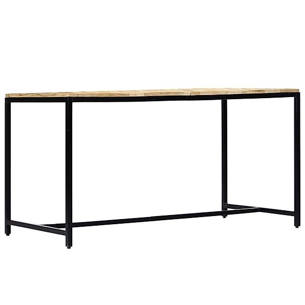vidaXL Esstisch 140 x 70 x 75 cm Massives Raues Mango-Massivholz günstig online kaufen
