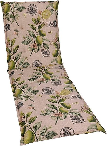 GO-DE Liegenauflage, Lemon sand - Maße BxLxH ca.: 60 cm x 190 cm x 7 cm günstig online kaufen