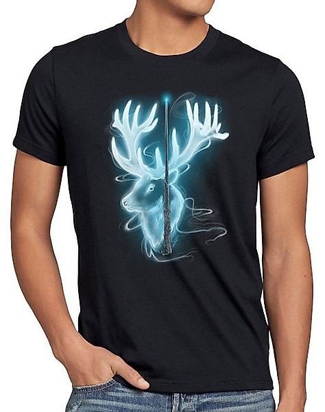 style3 T-Shirt Patronus Harry schule zauberei magic potter quidditch besen günstig online kaufen