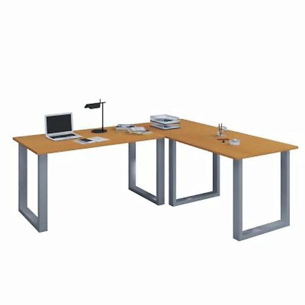 VCM Eckschreibtisch, Schreibtisch, Büromöbel, Computertisch, Winkeltisch, T günstig online kaufen