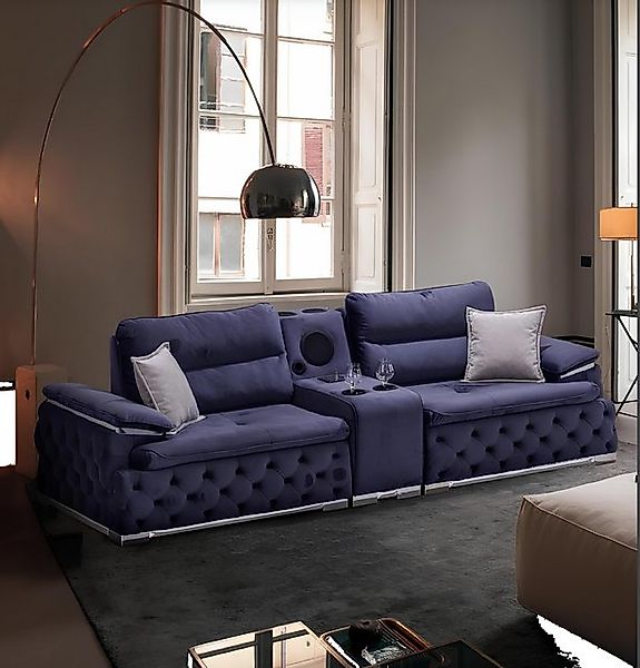 Xlmoebel Sofa Chesterfield-Sofas mit 4-Sitzer-Polsterung im XXL-Design -, H günstig online kaufen