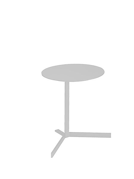 Birdy Beistelltisch rund alufarbig H: 45cm günstig online kaufen