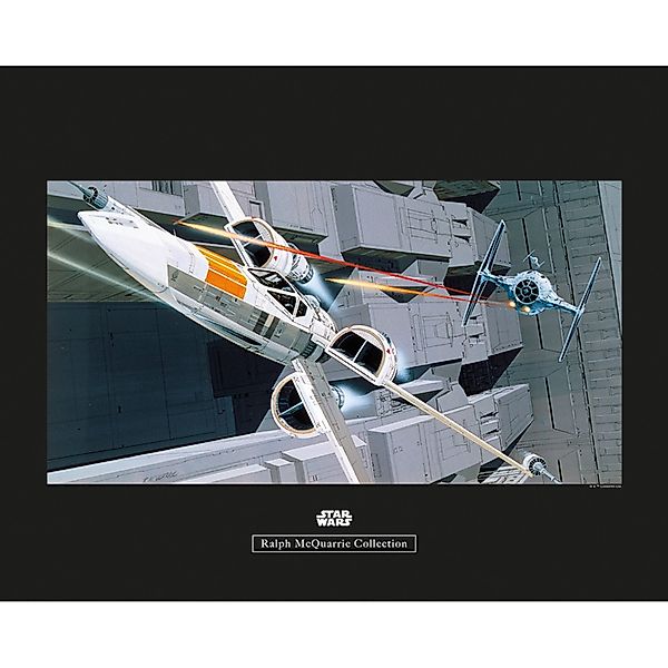 Komar Bild "Star Wars Classic RMQ X-Wing vs TIE-Fighter" Star Wars 1 Stk. t günstig online kaufen