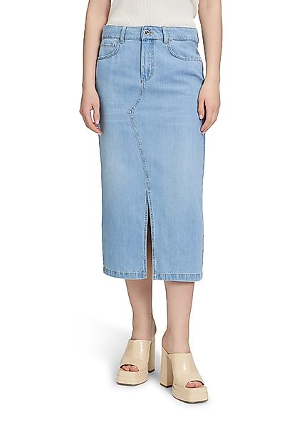 Cartoon Maxirock Damen Jeansrock mit Waschung günstig online kaufen