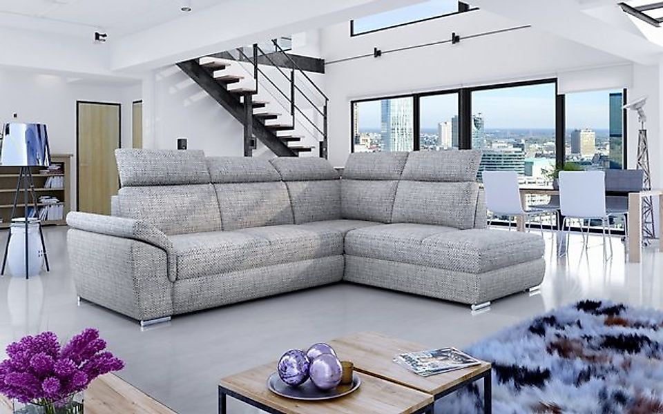 Xlmoebel Ecksofa Ecksofa Modern Textil Stoff L-Form Designer Sofa Wohnzimme günstig online kaufen