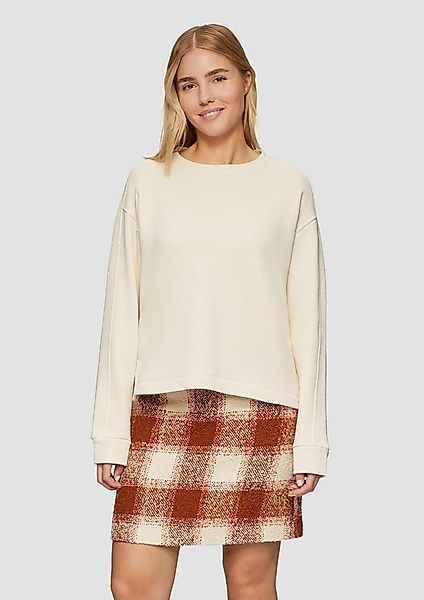 s.Oliver Sweatshirt Sweatshirt Undyed Sweatshirt im Fabricmix günstig online kaufen