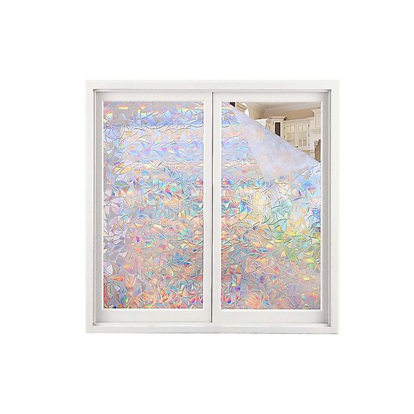 Coonoor Fensterfolie Selbsthaftend Blickdicht Sichtschutzfolie Fenster 3D F günstig online kaufen