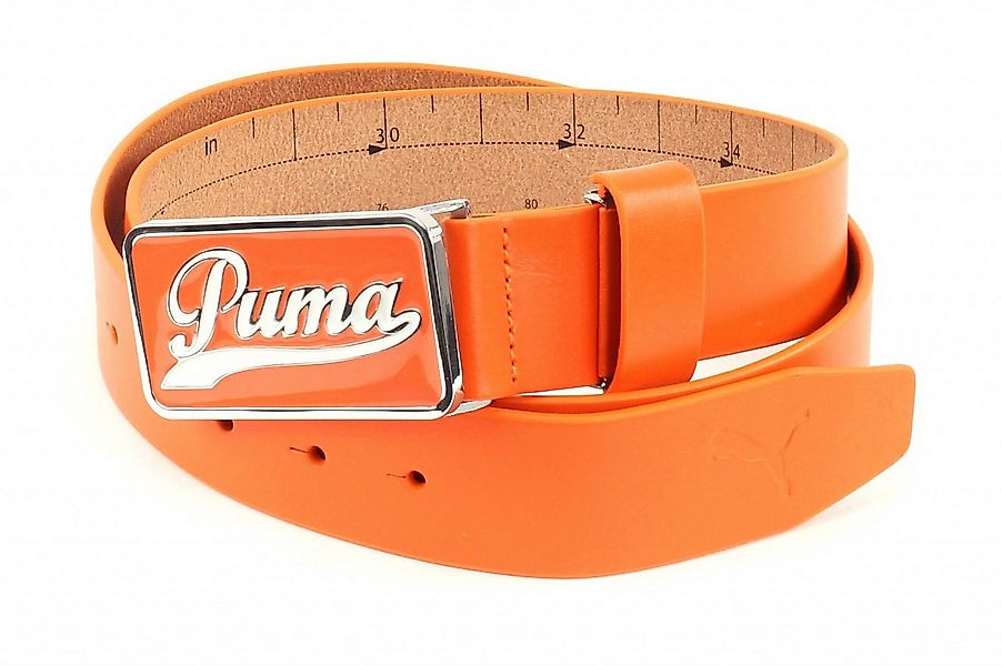 PUMA Ledergürtel Fitted Belt CTL aus echtem Rindsleder günstig online kaufen