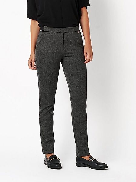 Relaxed by TONI Stretch-Hose Alice mit Fischgrätmuster günstig online kaufen