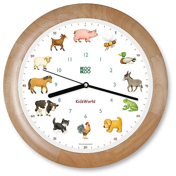 KOOKOO Wanduhr KidsWorld günstig online kaufen