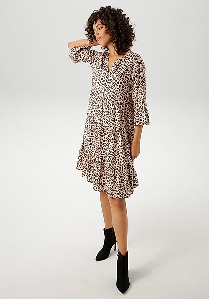 Aniston CASUAL Tunikakleid mit extravagantem Animal-Print günstig online kaufen