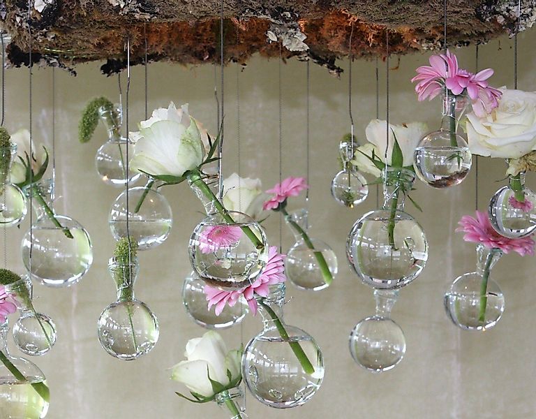 NaDeco Dekovase Kugelvase aus Glas, Durchmesser 57 mm, 5 Stück günstig online kaufen