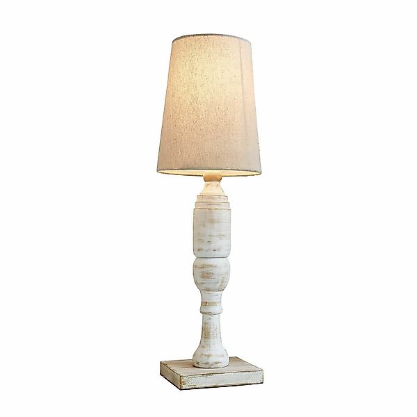Mirabeau Tischleuchte Tischlampe Yernisto antikweiß günstig online kaufen