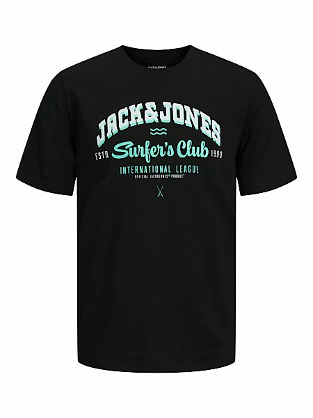 Jack & Jones Rundhalsshirt "JJELOGO TEE SS O-NECK 2 COL SS25 5PK MP" günstig online kaufen