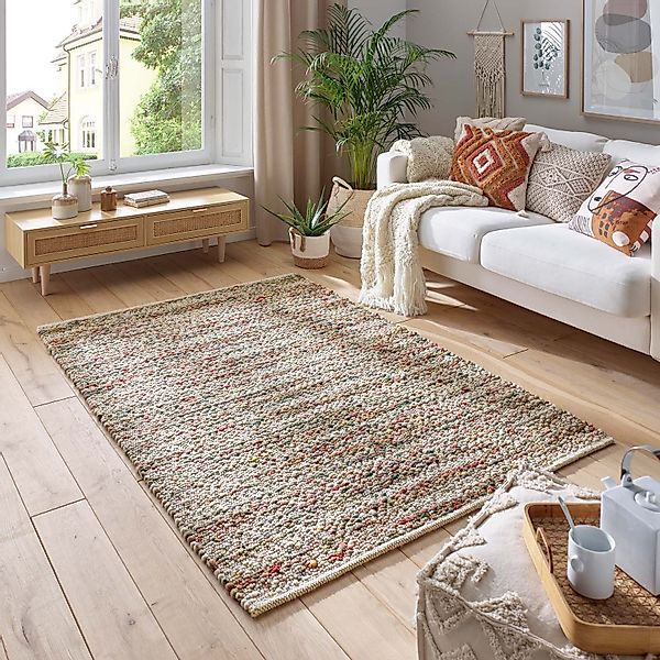 TaraCarpet Wollteppich TaraCarpet Neuberg handgewebter Schurwollteppich günstig online kaufen