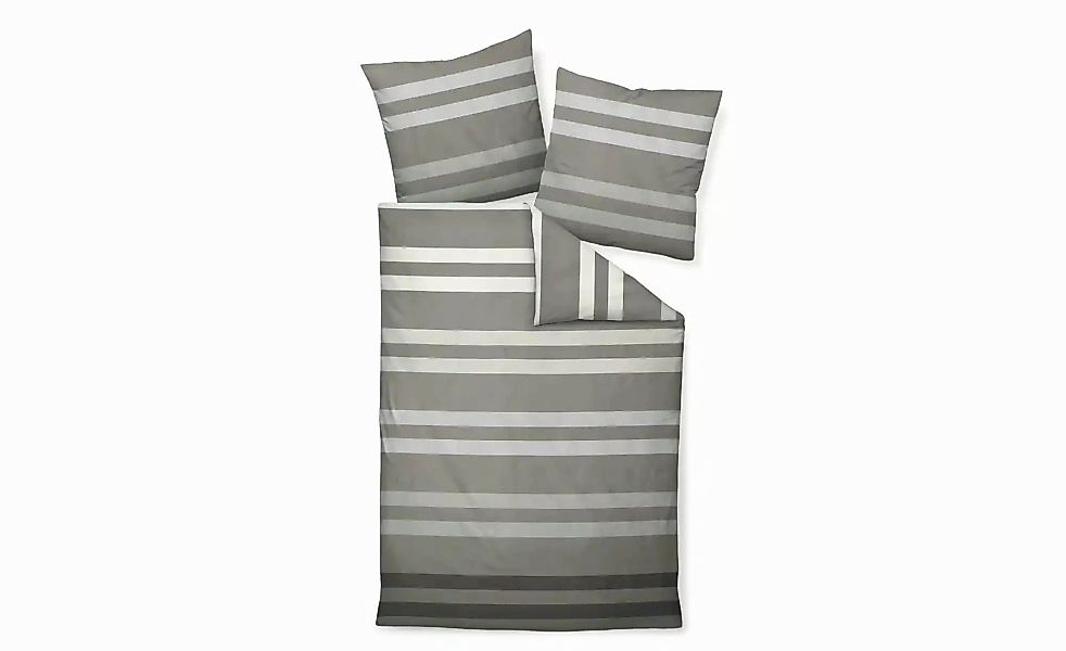 Janine Bettwäsche-Set   ¦ grau ¦ Maße (cm): B: 135 H: 3,5 Bettwaren > Bettw günstig online kaufen