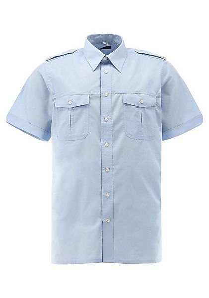 Condor Kurzarmhemd Izebo Pilotenhemd mit abnehmbaren Schulterklappen und St günstig online kaufen