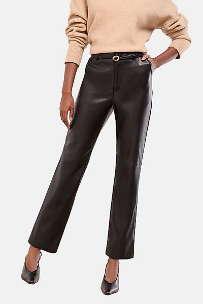 LIPSY Lederimitathose Lipsy Hose mit geradem Bein und Gürtel (1-tlg) günstig online kaufen