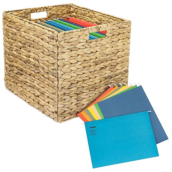 HMF 37246-HR Aufbewahrungskorb Kallax für DIN A4 Hängeregister Korb Wasserh günstig online kaufen
