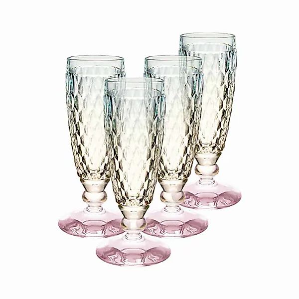 Villeroy & Boch Sektglas »Sektgläser Boston Pearl 120 ml 4er Set bunt« günstig online kaufen