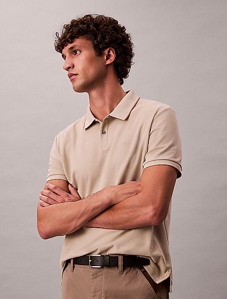 Calvin Klein Poloshirt SS RFND PQ TPPD CLSS Mit Rundhalsausschnitt günstig online kaufen