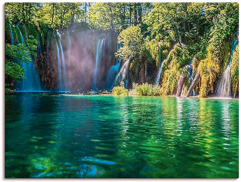 Artland Leinwandbild »Kroatiens Märchenwelt« Gewässer 1 Stk. tlg. auf Holzr günstig online kaufen