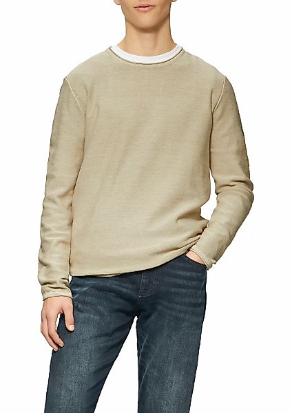 QS Strickpullover, mit Rollkante günstig online kaufen